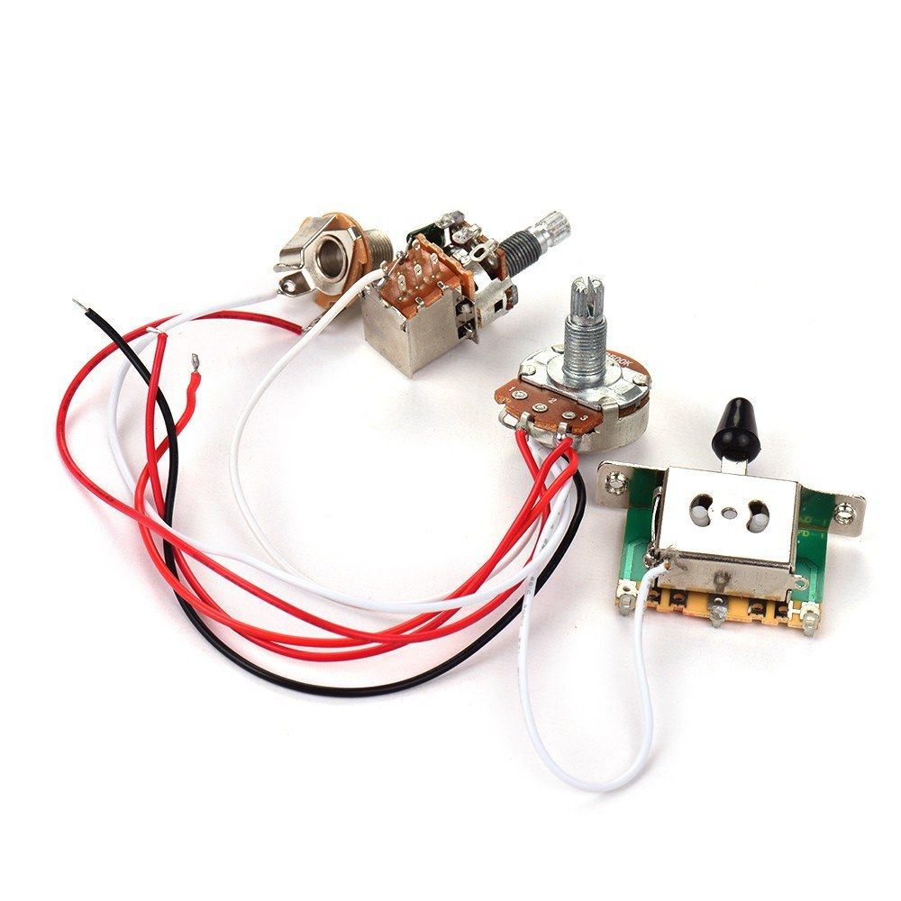 Electric Guitar Wiring Harness Kit Replacement With 1 Volume