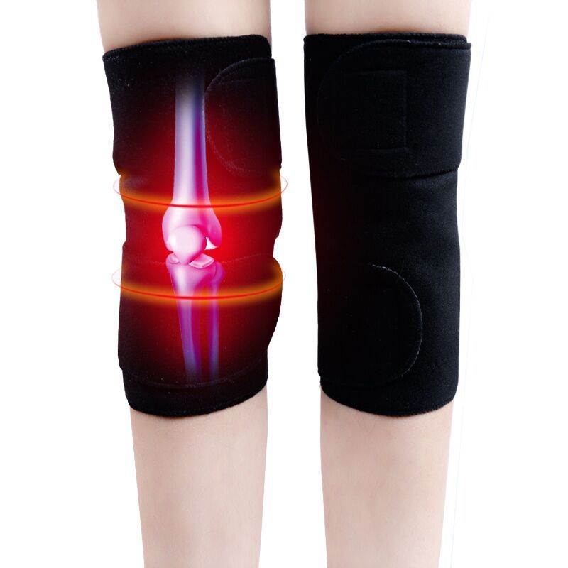 1Pair Tourmaline Self Heating Knee Pads Magnetic Therapy Kneepad Arthritis Brace Outdoor Sports Warm Knee Massage Sleeve(#1 Pair Knee Pad)