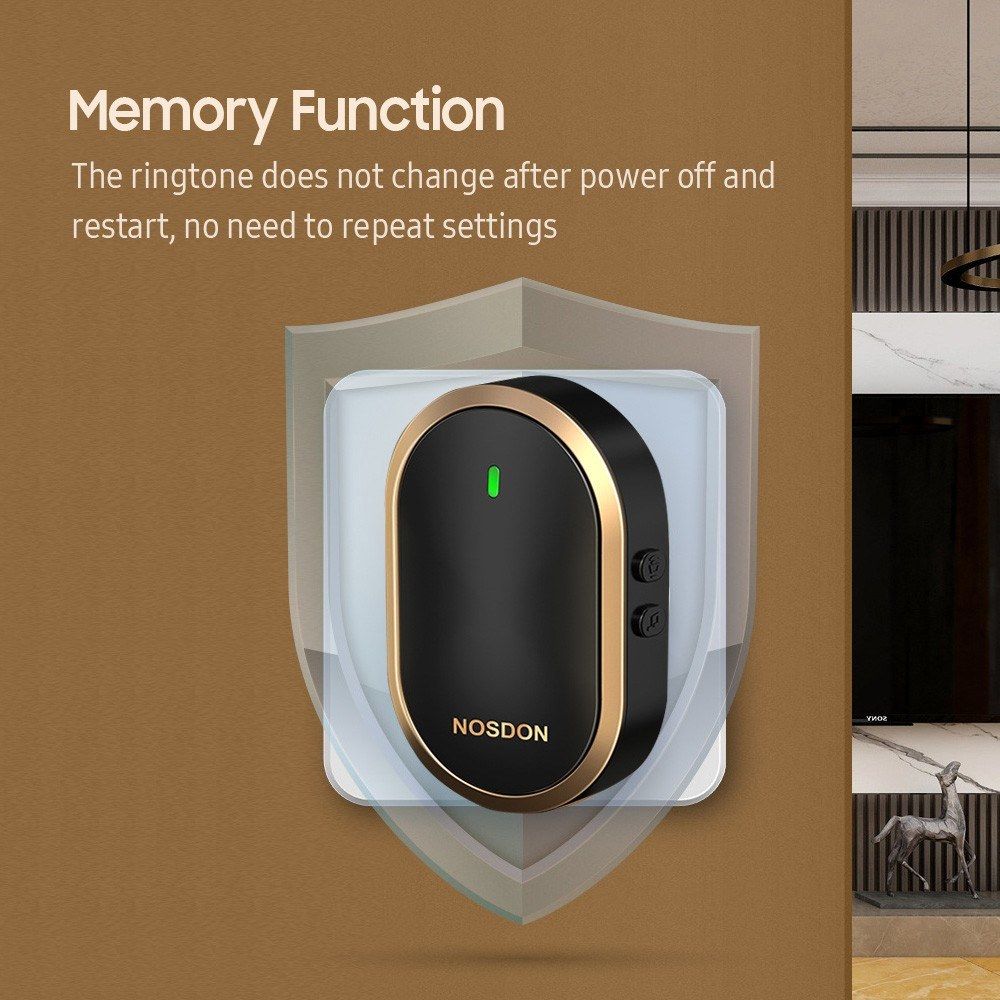 Smart Wireless Doorbell Home Waterproof Outdoor Doorbell