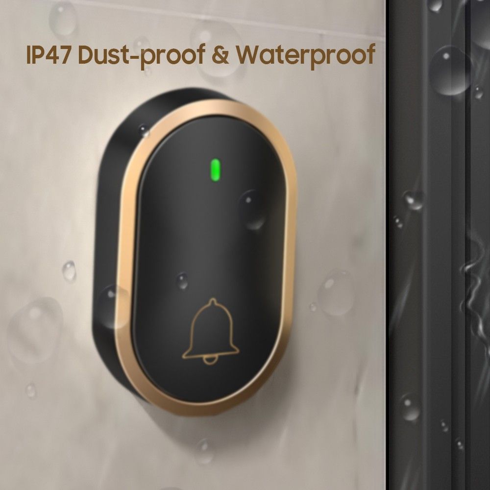 Smart Wireless Doorbell Home Waterproof Outdoor Doorbell