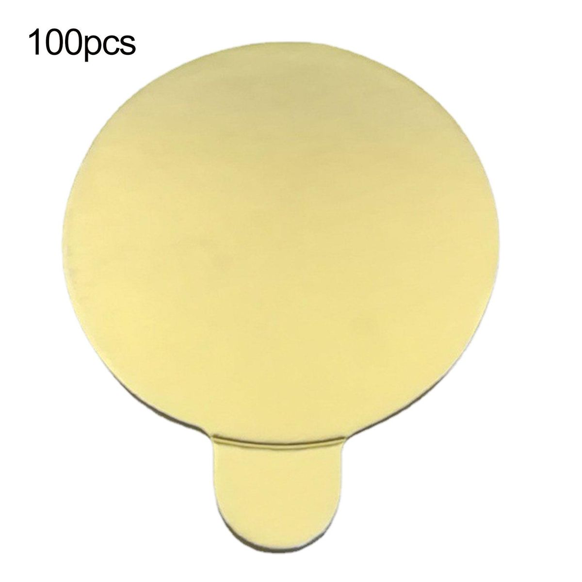 100Pcs Cake Board Wedding Celebration Cake Base Golden