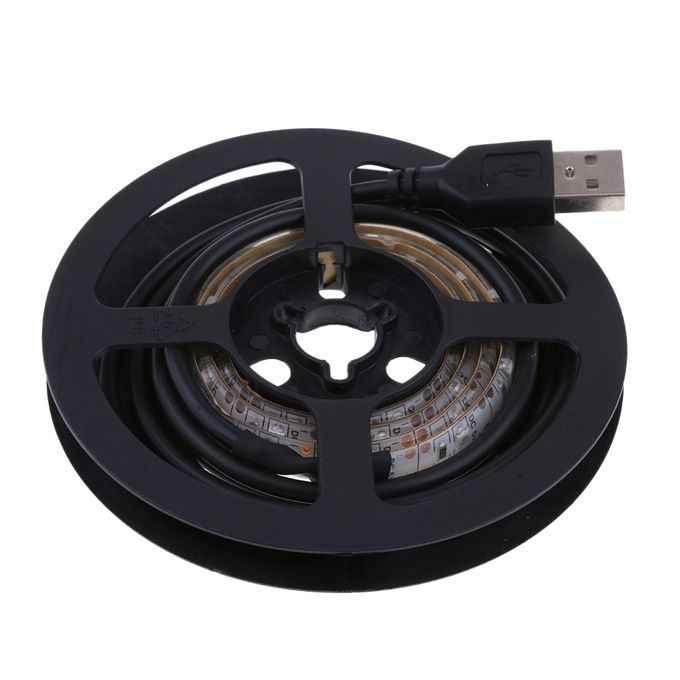 Background Light 5V USB Powered LED Strip Light TV 0.5M Green