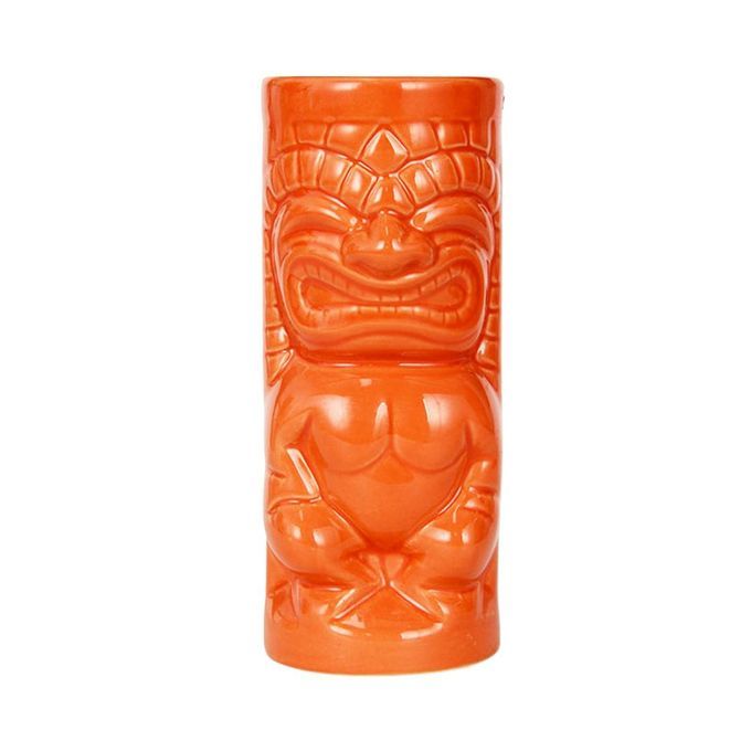 Decorative Tiki Mugs Party Mugs Tiki Party Barware MiKay Statue Orange