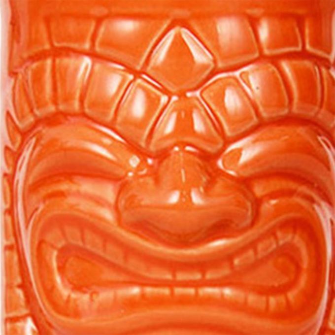 Decorative Tiki Mugs Party Mugs Tiki Party Barware MiKay Statue Orange