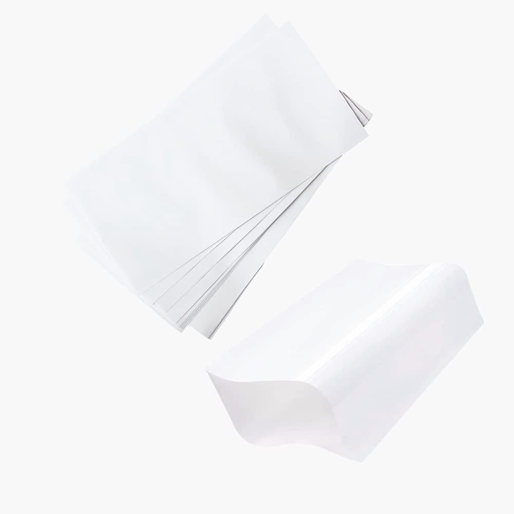 100 Pieces Sublimation Shrink Wrap Sleeves 5X10 Inch White