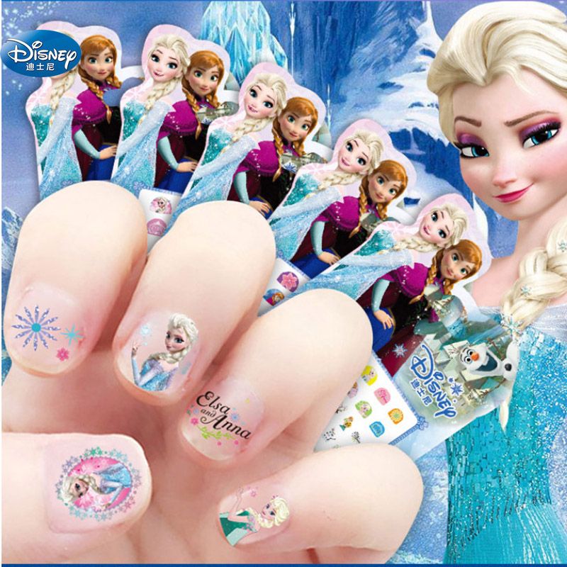 Disney Frozen Elsa And Anna Snow Queen Nail Stickers Toy