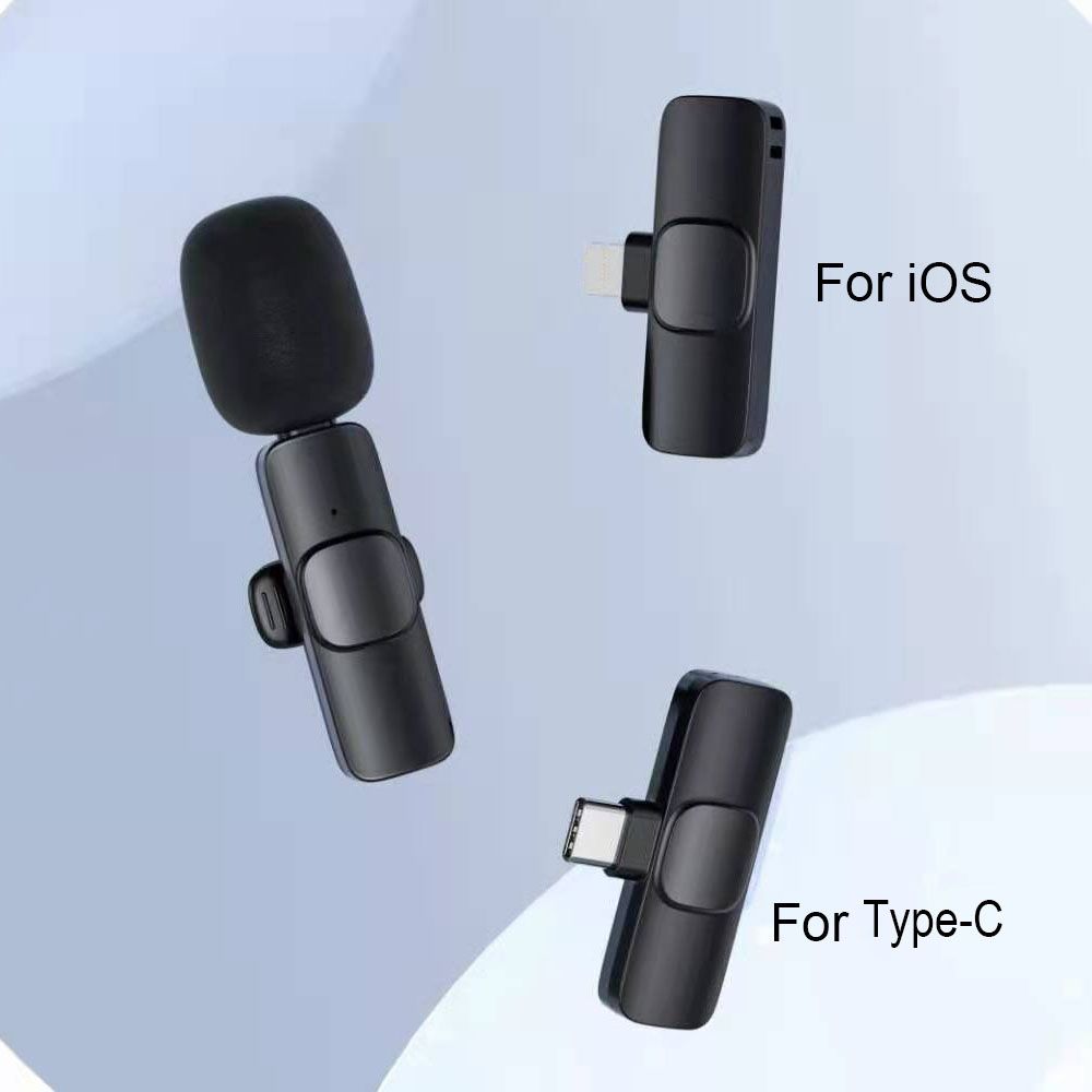 Wireless Lavalier Microphone Portable Audio Video Recording
