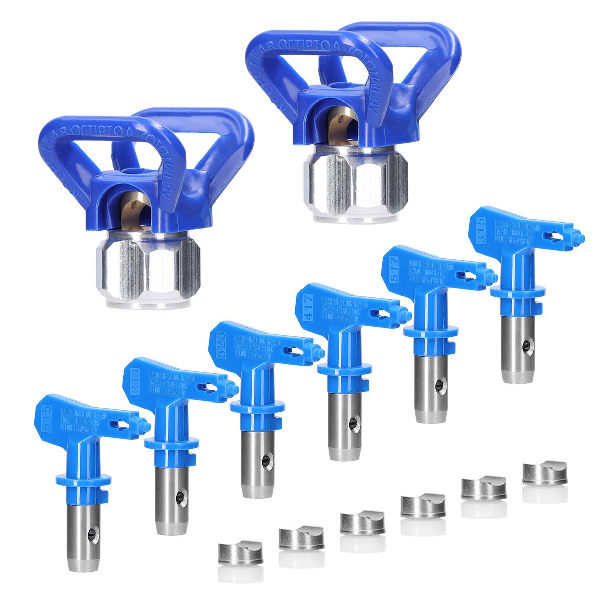 Airless Paint Nozzles Set Reversible Spraying Machine Tips