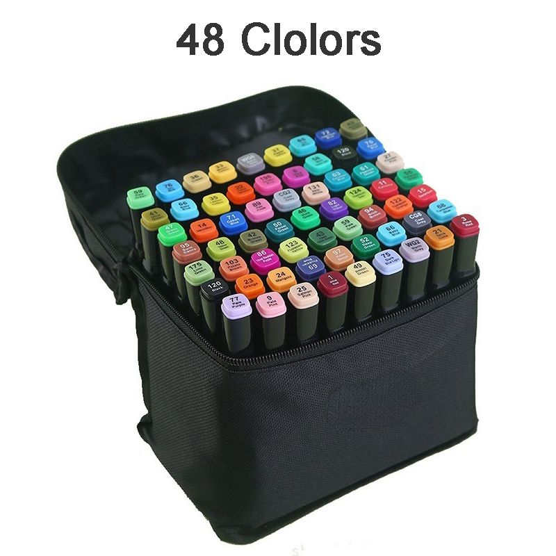48 Colors Marker Single Art Markers Brush Pen Art Supplies