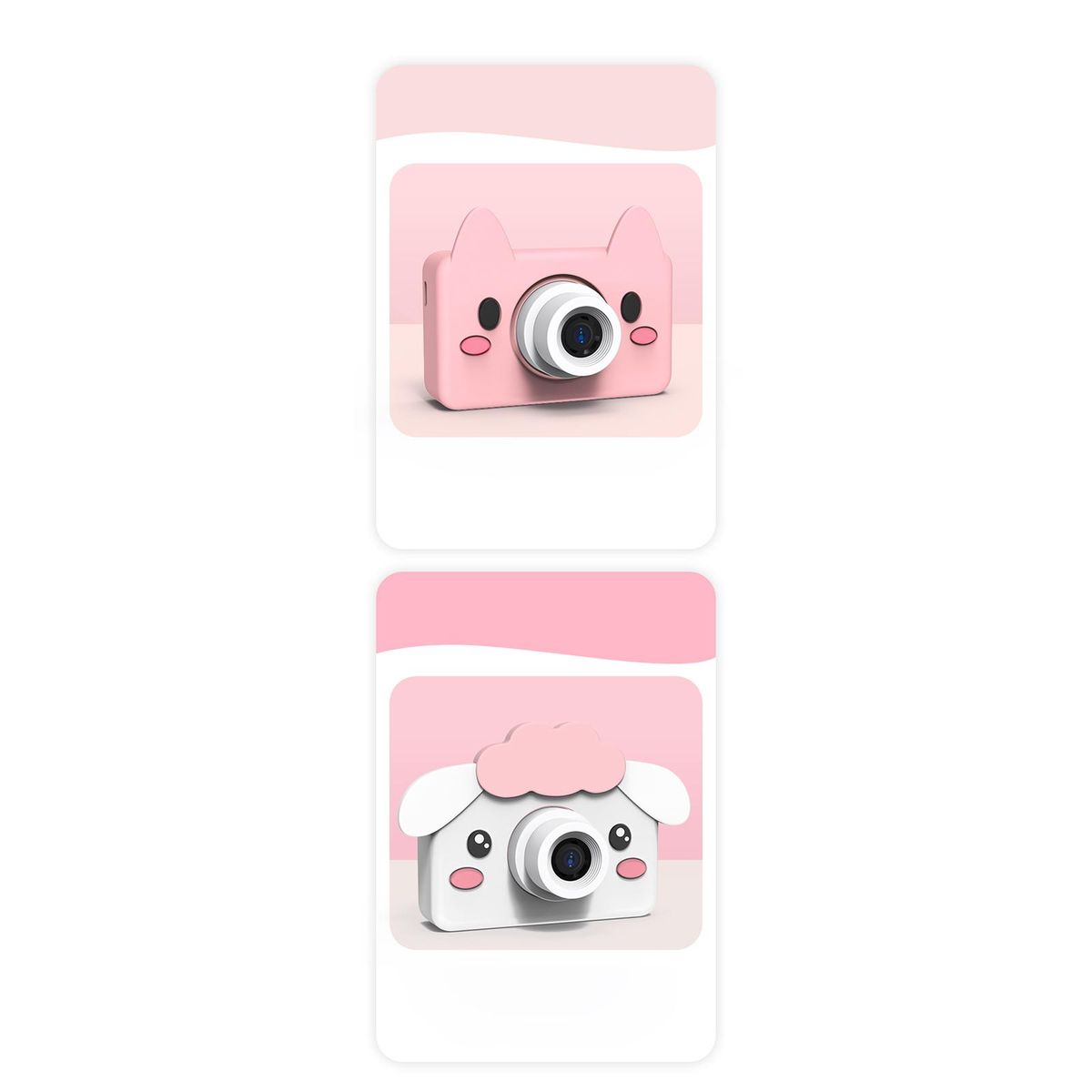 Silicone  Shockproof Carrying Case For Children' Light Brown Deer