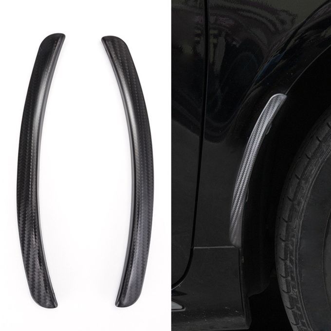 2Pcs Universal Car Anti Collision Fender Flares Guard-Black