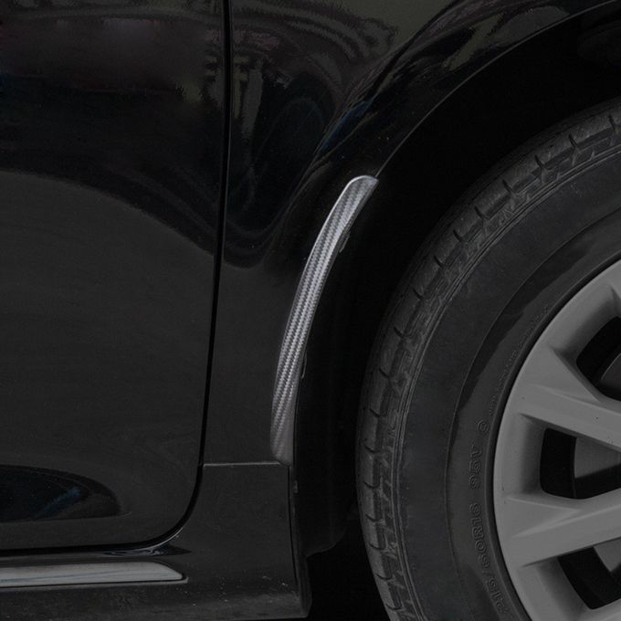 2Pcs Universal Car Anti Collision Fender Flares Guard-Black