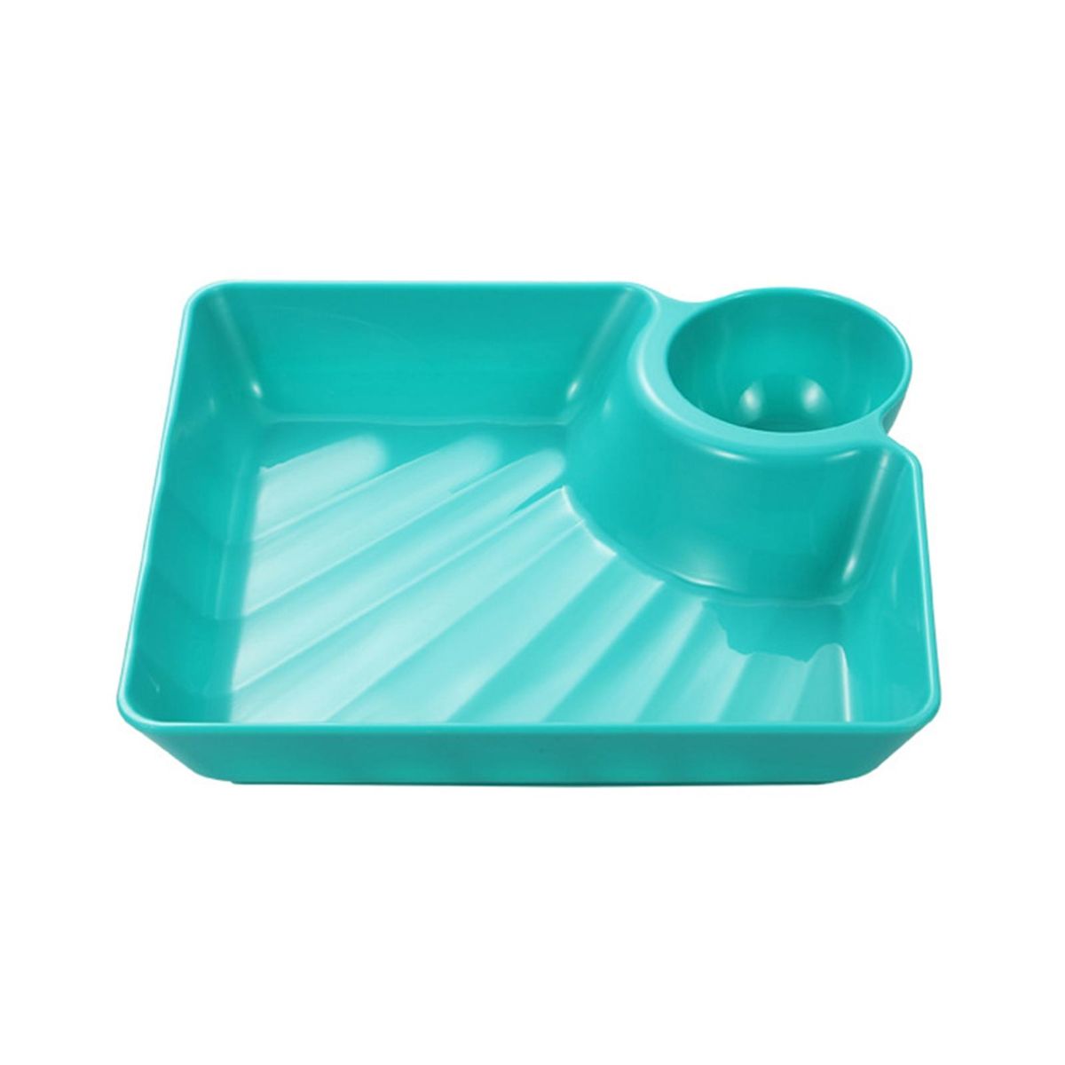 Dumpling Plate Snack Tray Green