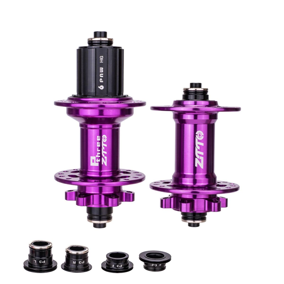 6 Bolts Disc Brake Hubs Aluminum Alloy Mountain Bike Bicycle Front and Rear Hub Set 32 Holes for HG System