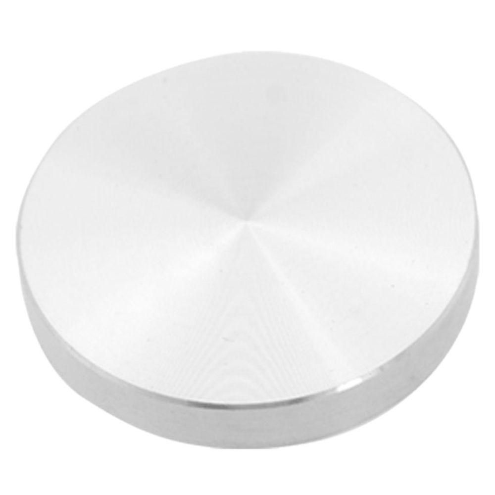 Glass plate adapter table leg, aluminum, round, 50x8mm,