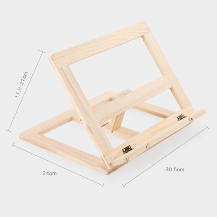 Notebook Stand Anti-myopia Book Stand, Colour: Log Iron Clip