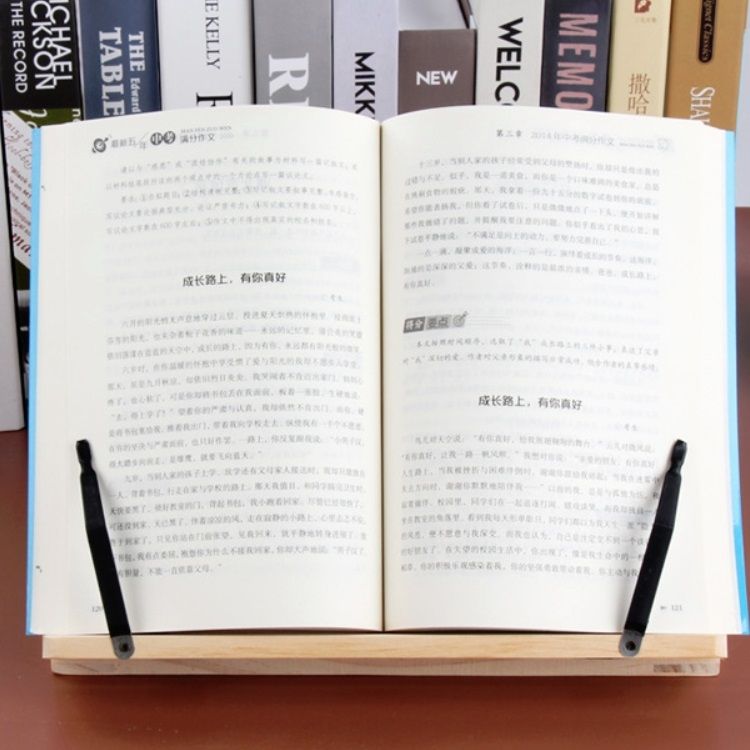 Notebook Stand Anti-myopia Book Stand, Colour: Log Iron Clip