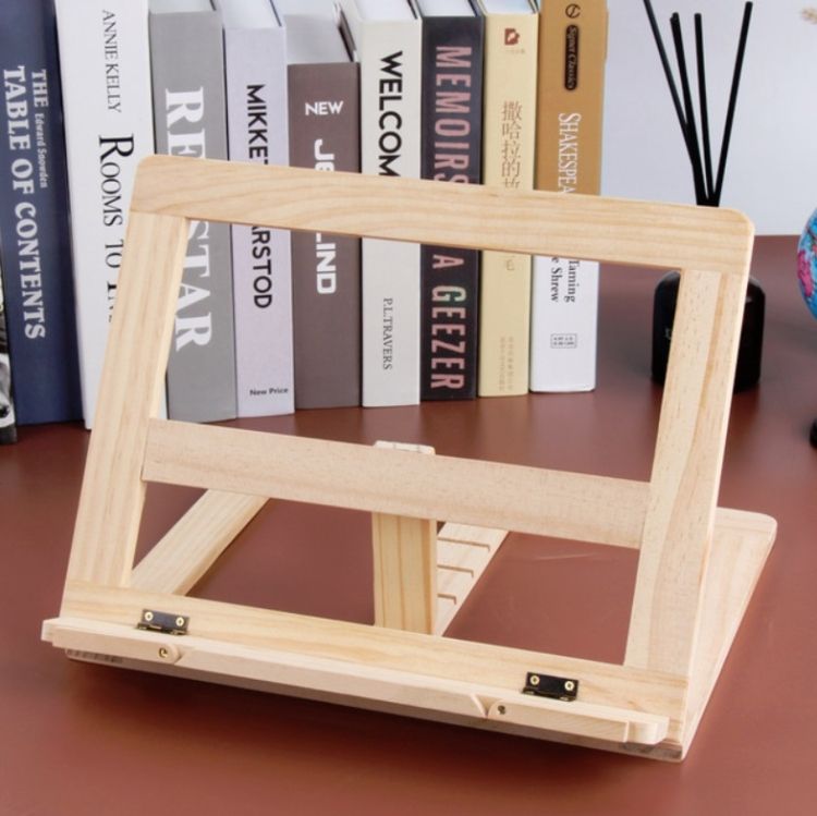 Notebook Stand Anti-myopia Book Stand, Colour: Log Iron Clip