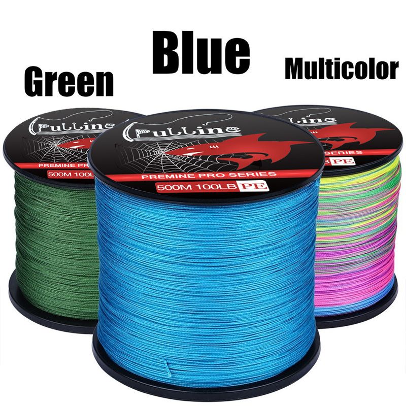 Carp Cord 500M Line Rope Fishing Fishing Fish 4 Strands Brand Braided PULLINE Multifilament 10lb-100lb Fishing Line PE Tackle