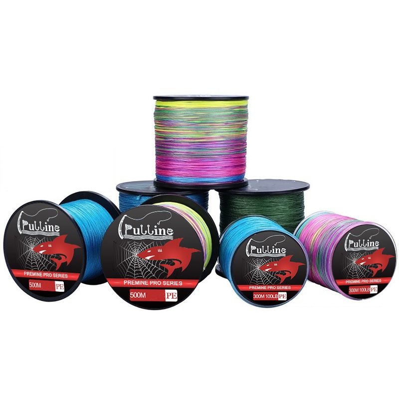 Carp Cord 500M Line Rope Fishing Fishing Fish 4 Strands Brand Braided PULLINE Multifilament 10lb-100lb Fishing Line PE Tackle