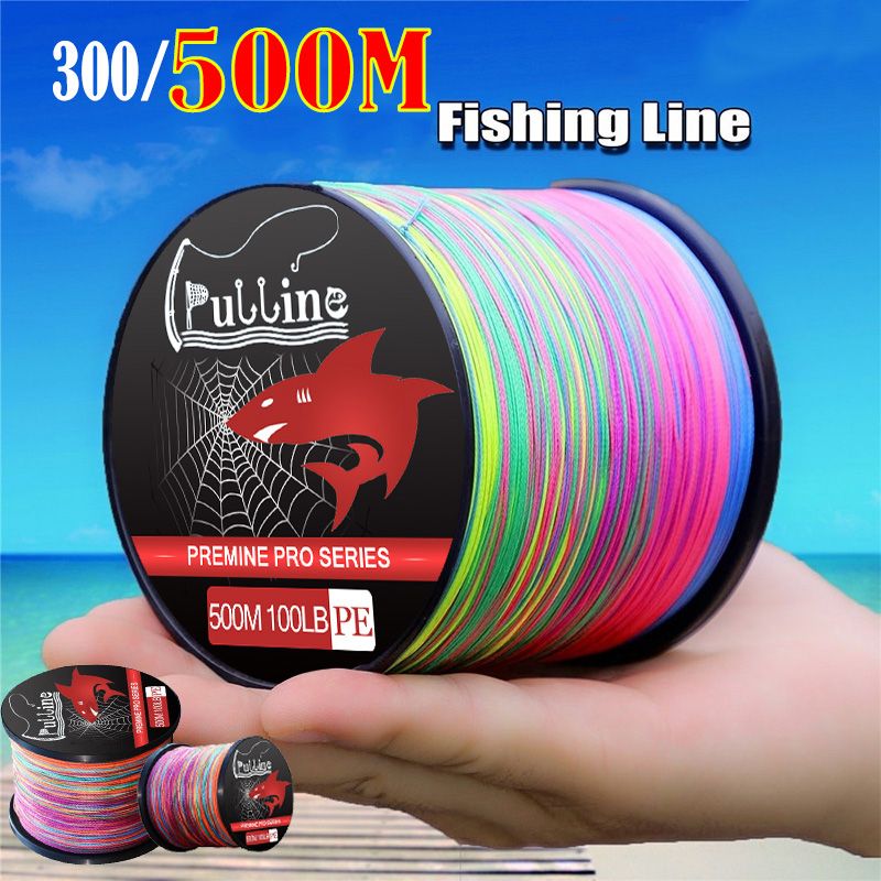 Carp Cord 500M Line Rope Fishing Fishing Fish 4 Strands Brand Braided PULLINE Multifilament 10lb-100lb Fishing Line PE Tackle