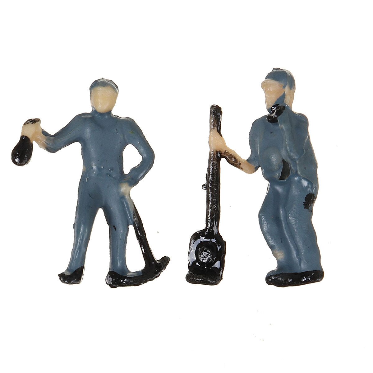 27Pcs 1:87 Scale Train Railway Worker Model People Figures Diorama Layout Set