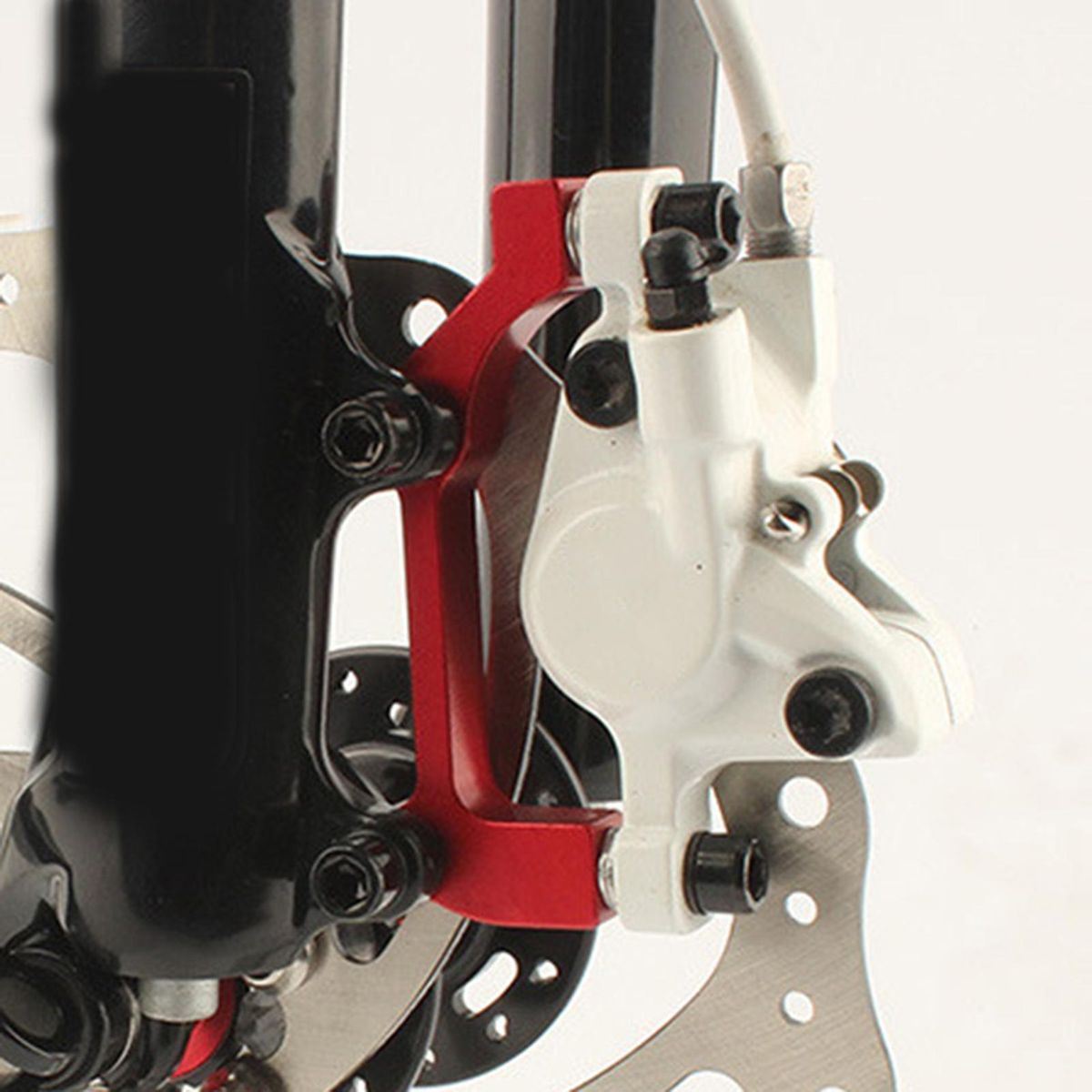Caliper Adapter High Hardness Bicycle Disc Brake Rotor Red