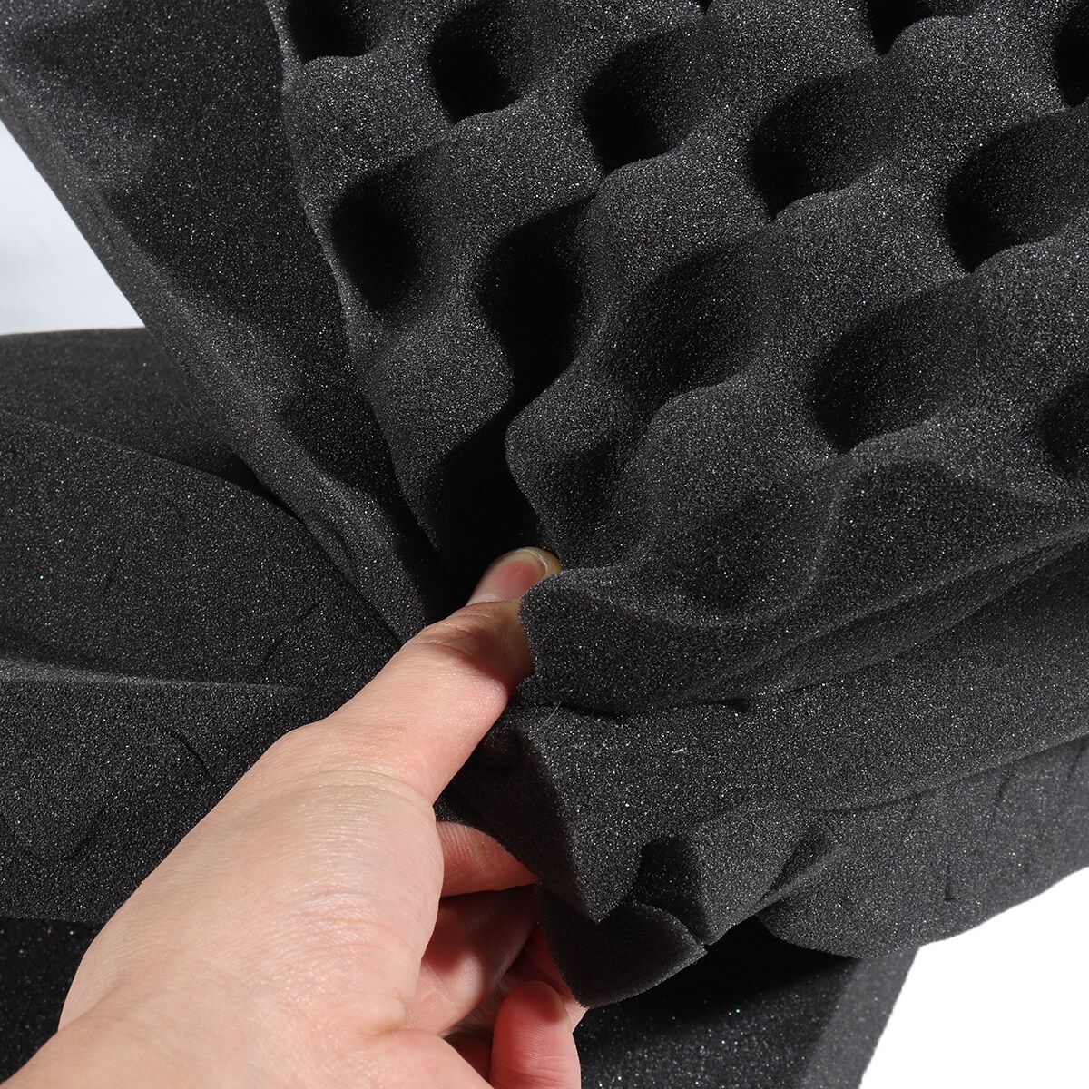 12Pcs/Set Studio Acoustic Foam Panels Tile Sound Insulation Proofing 30x30x4cm