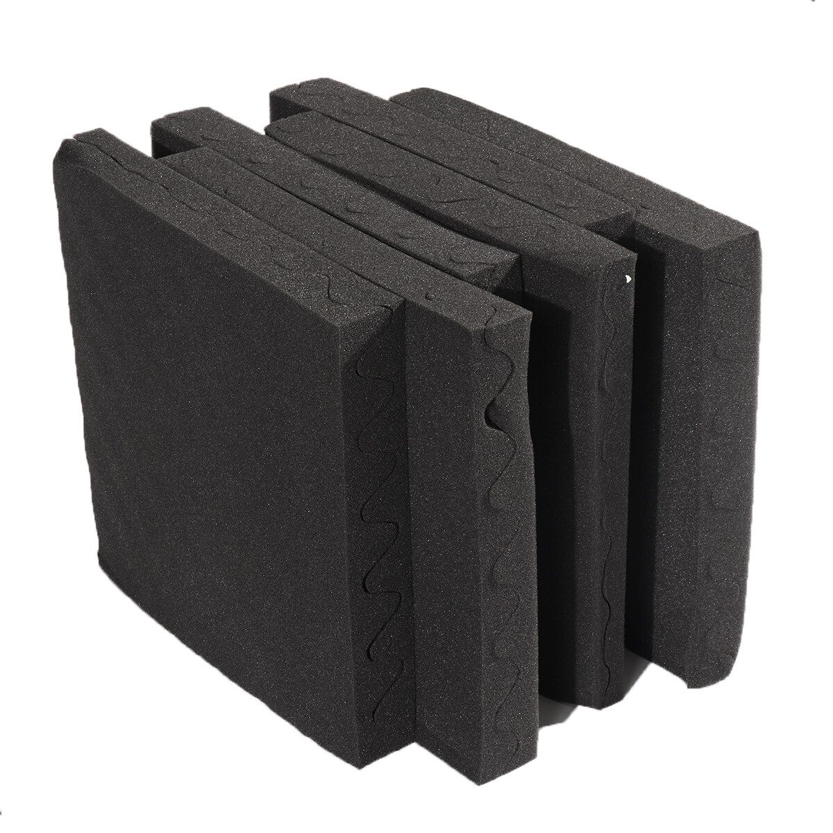 12Pcs/Set Studio Acoustic Foam Panels Tile Sound Insulation Proofing 30x30x4cm