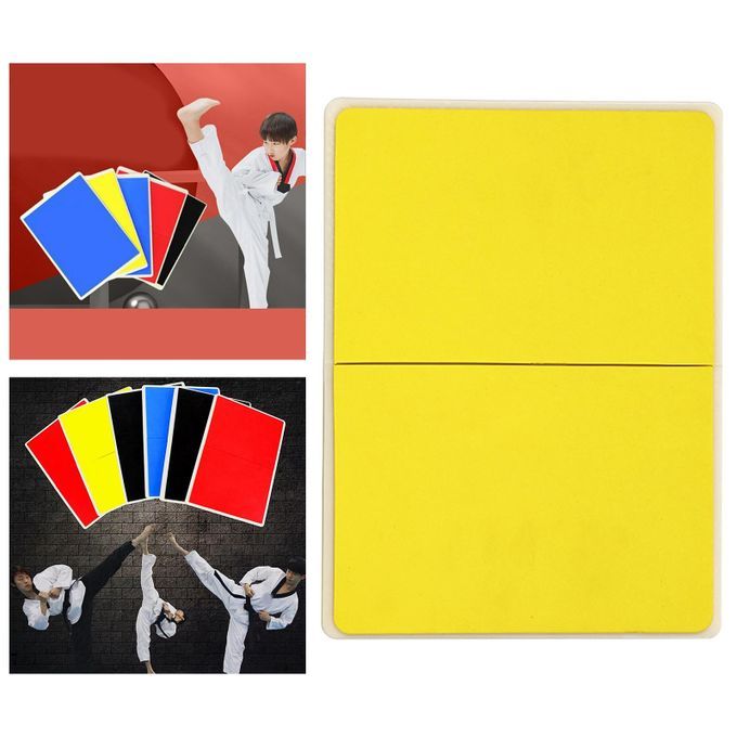Boxing Karate Breakable Training Equipment 1cm Yellow
