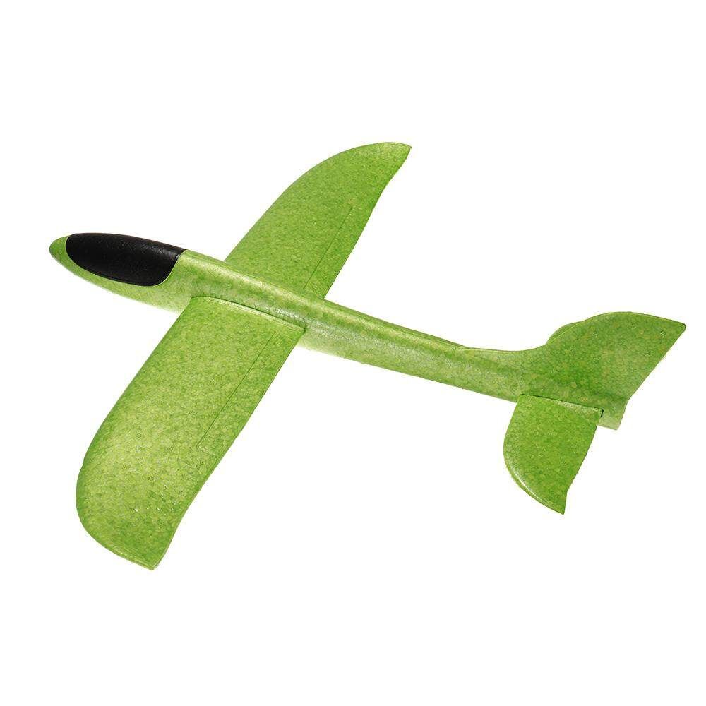 48cm Big Size Hand Launch Throwing Airplane DIY Inertial Foam Children Plane Toy 48CM Green
