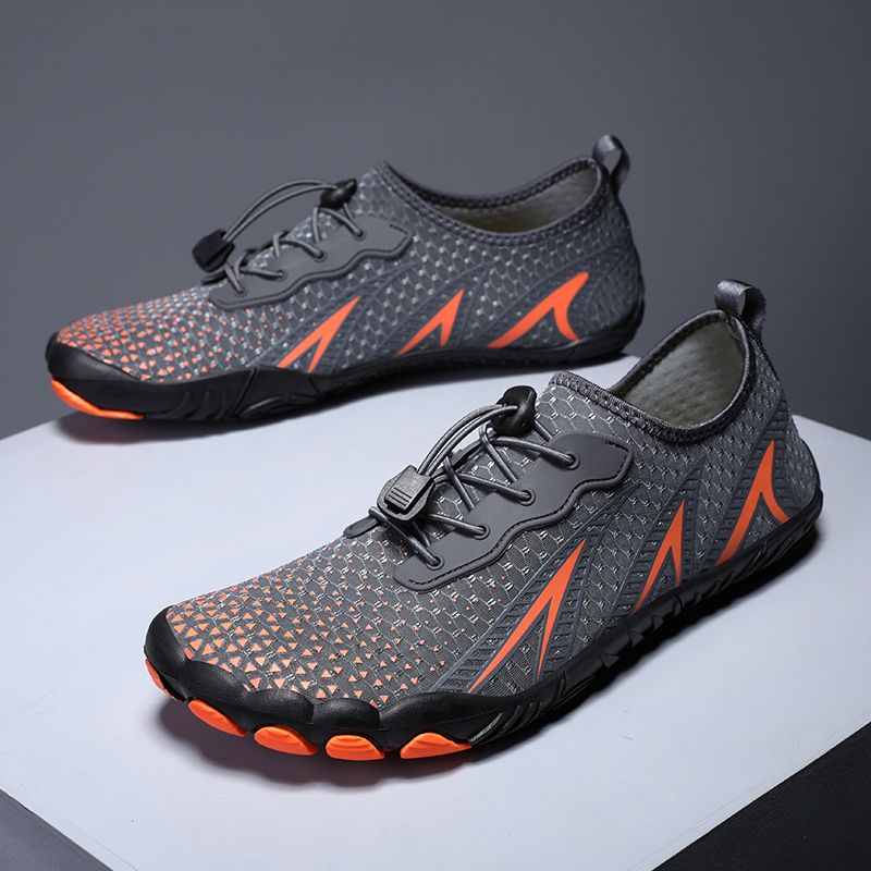 Women Upstream Shoes Aqua Shoes Barefoot Swimming Shoes Gray