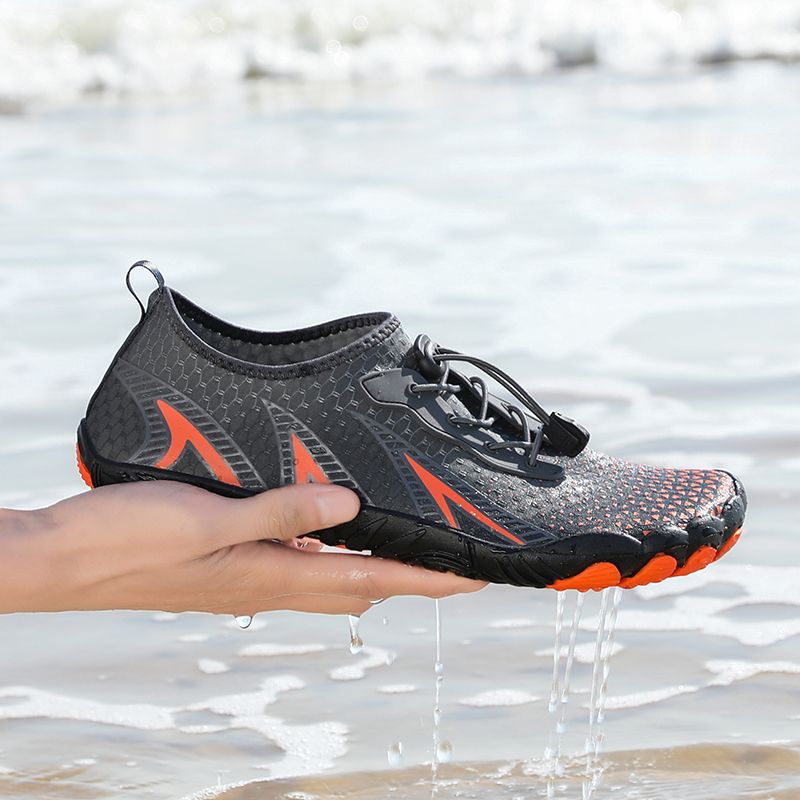 Women Upstream Shoes Aqua Shoes Barefoot Swimming Shoes Gray