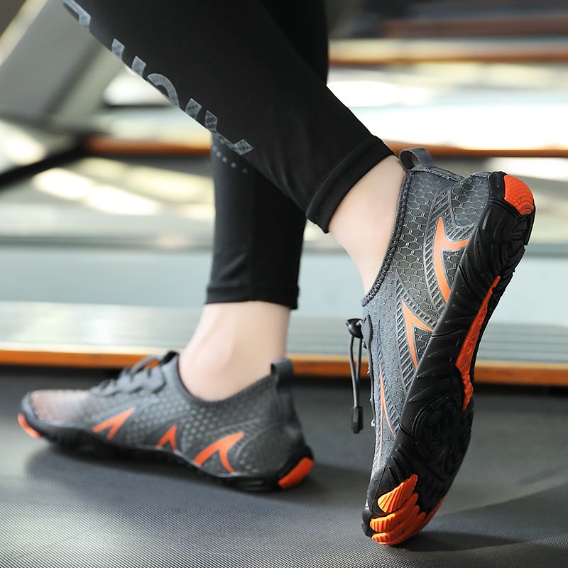Women Upstream Shoes Aqua Shoes Barefoot Swimming Shoes Gray