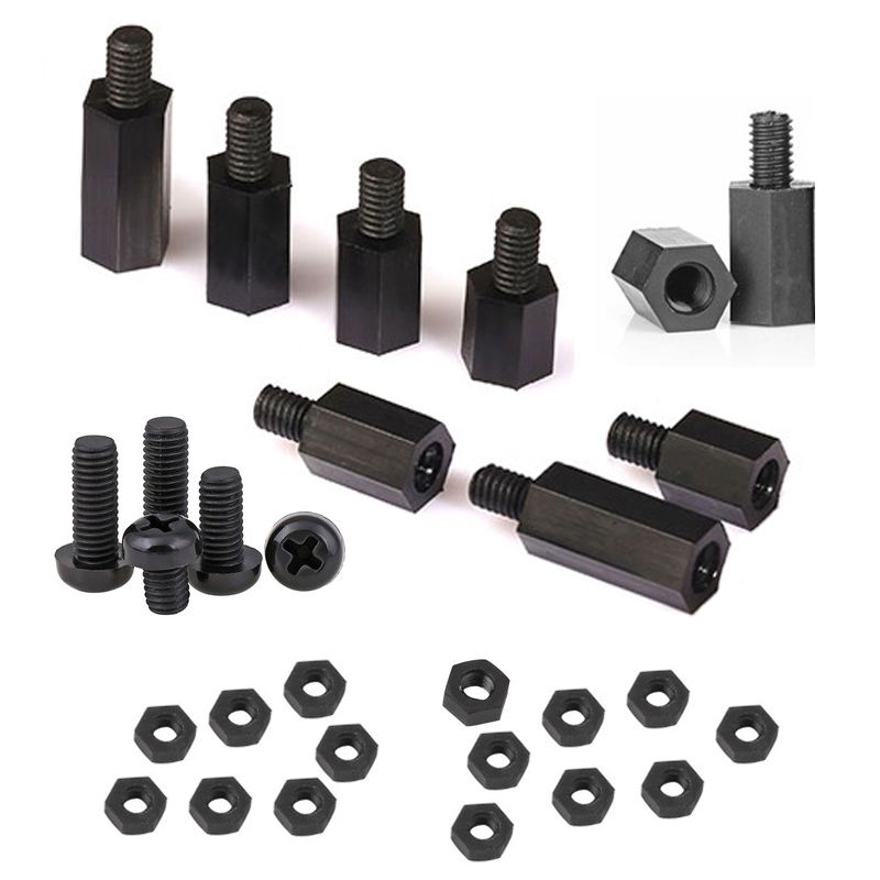 48PCS M2 M3 Distribution Board Nylon Plastic Screws Stud Nut For F3 F4 F7 Flight Controller RC FPV Racing Part