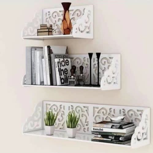 Flowery Floating Shelf - 3 Pieces