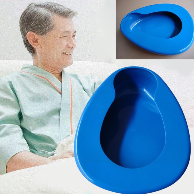 Smooth Contoured Bedpan Seat Urinal For Bedridden Patient Incontinence