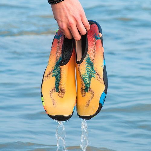 Boys' Swimming Water Shoes Sports Quick-Drying Shoes Gold