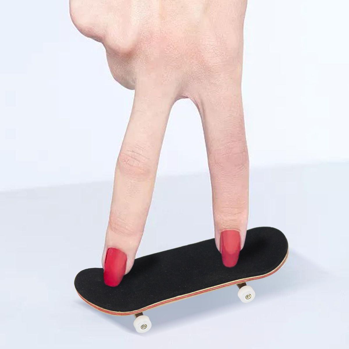 Finger Skateboard Bearings Novelty Reduce Pressure Fingerboard White