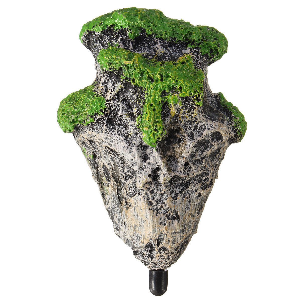 New Large Aquarium Fish Tank Floating Rocks Suspended Decoration Ornament S S 9.2x6 Cm/3.6x2.4 Inch