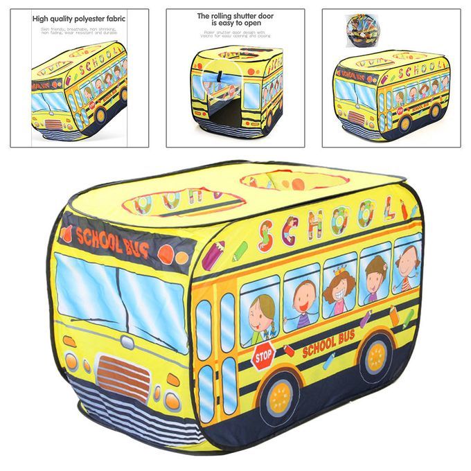 Truck Play Tent For Kids Toddlers Playhouse Game Social School Bus