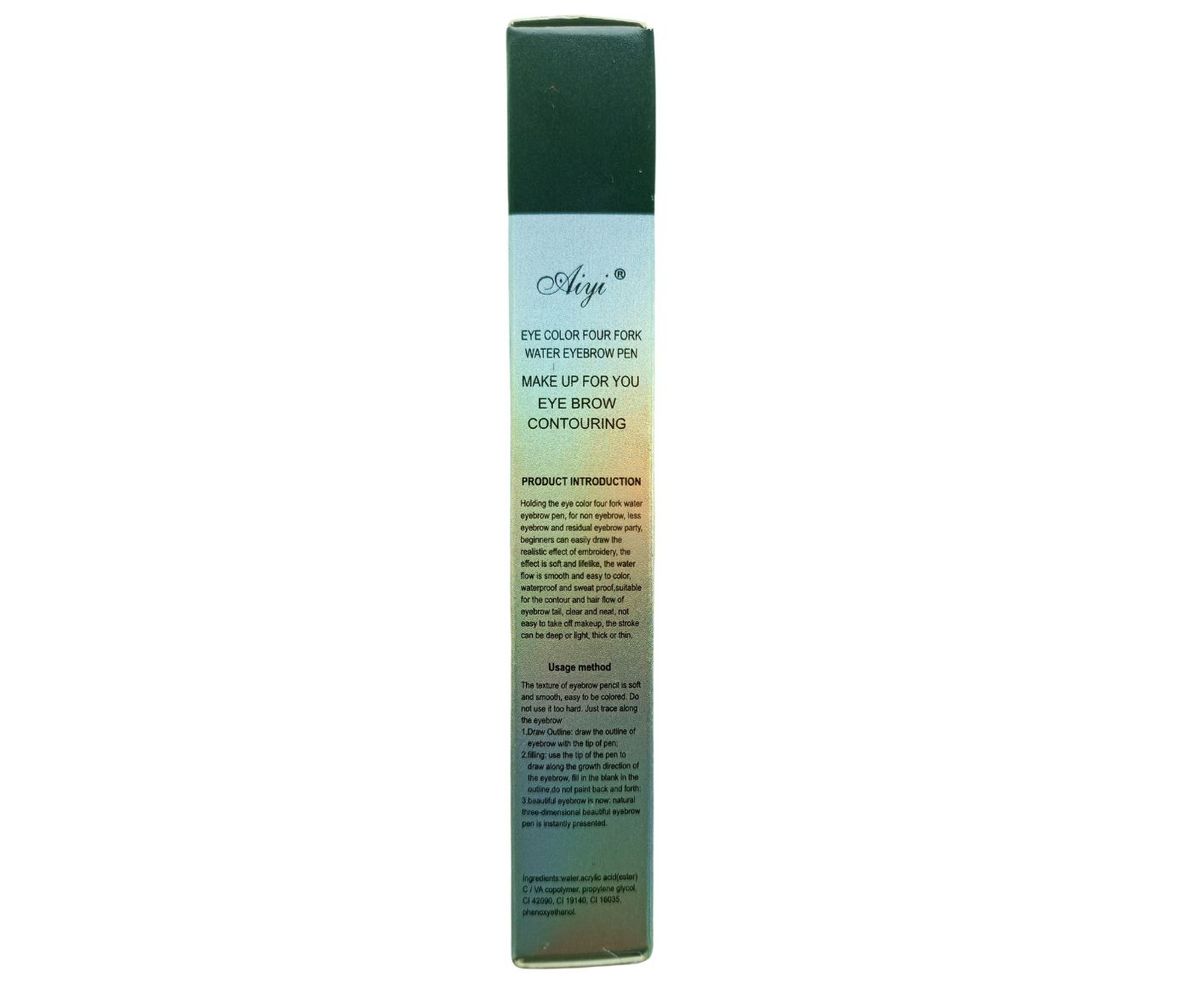 Water Resistant Eyebrow Pencil - Dark Brown 2pcs