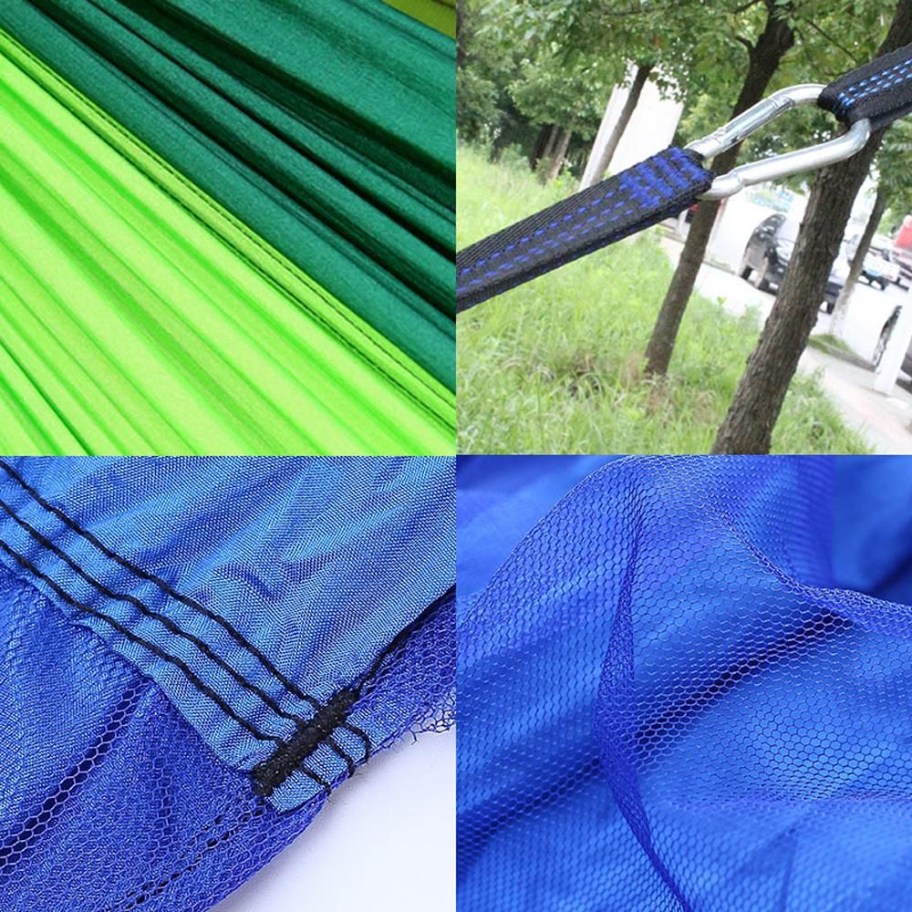 Automatic Quick-opening Hammock with Mosquito Net Outdoor Camping Portable Hammock Anti-rollover Nylon Hammock