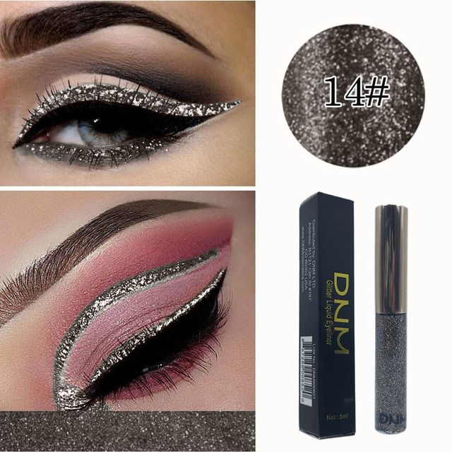 16pcs Glitter Sequin EyeShadow Shiny Long Waterproof Makeup