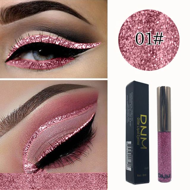16pcs Glitter Sequin EyeShadow Shiny Long Waterproof Makeup