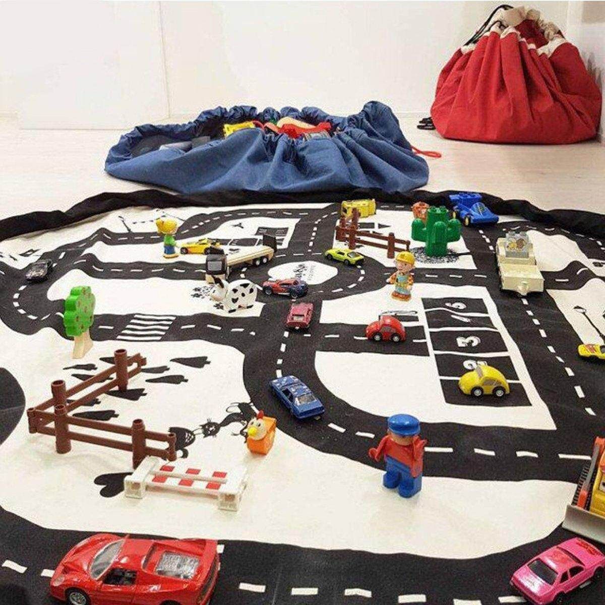 Kids Toy Storage Bag Pad Playmats
