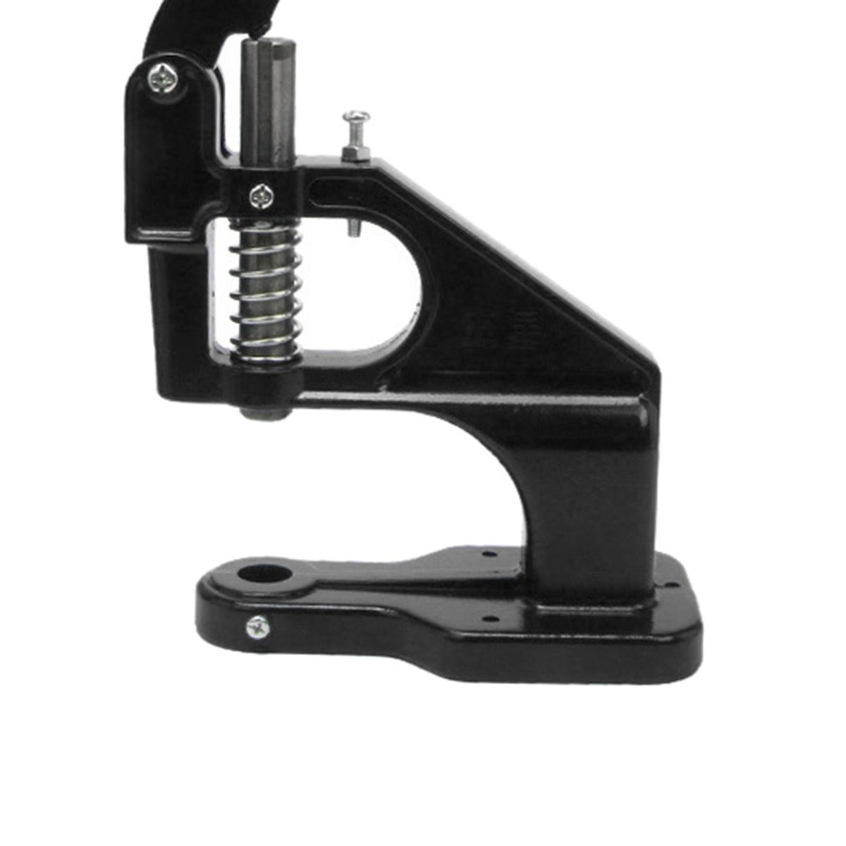 Manual Grommet Eyelet Machine   Button Press Tool For Rivets Black
