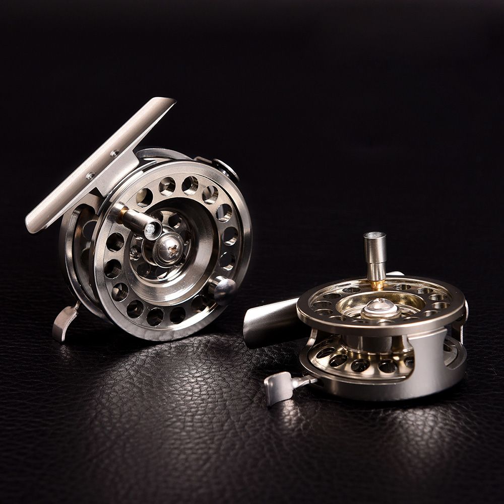 Fly Fishing Reel Right Handed Aluminum Alloy Smooth Rock Ice