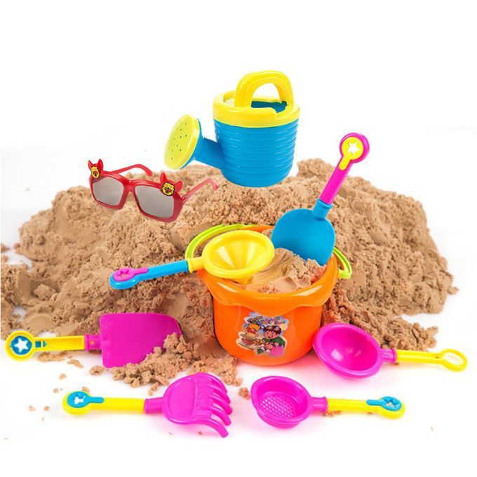 9x Beach Sand Toys Set For Kids Bucket Rake Model Summer Outdoor Toys