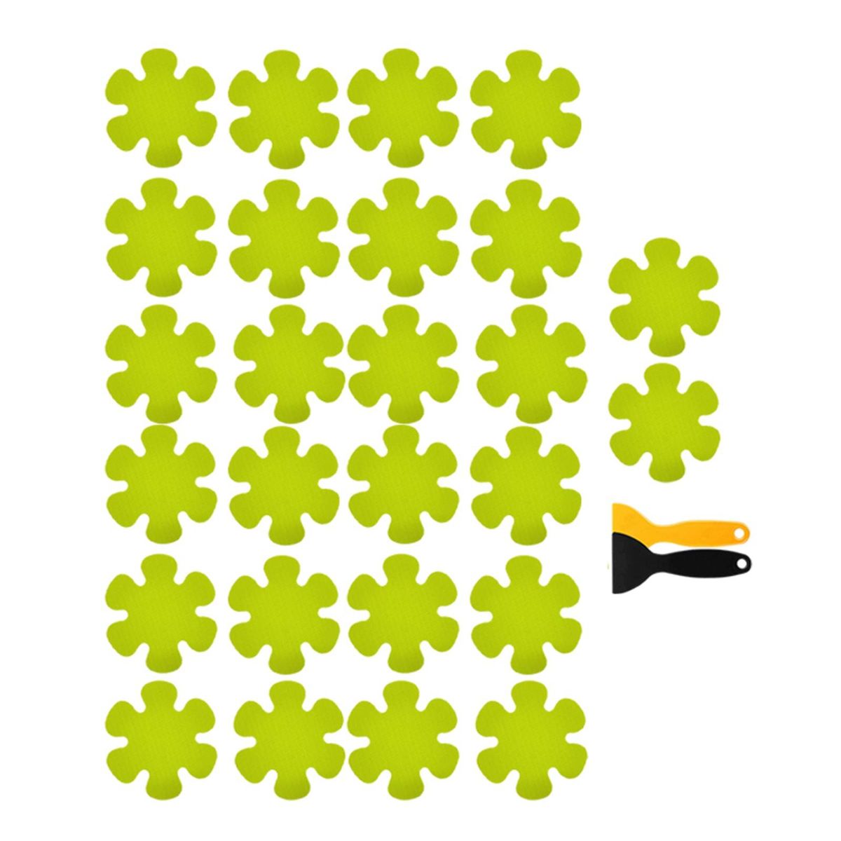 Shower Mat  Safety Waterproof Strong Green